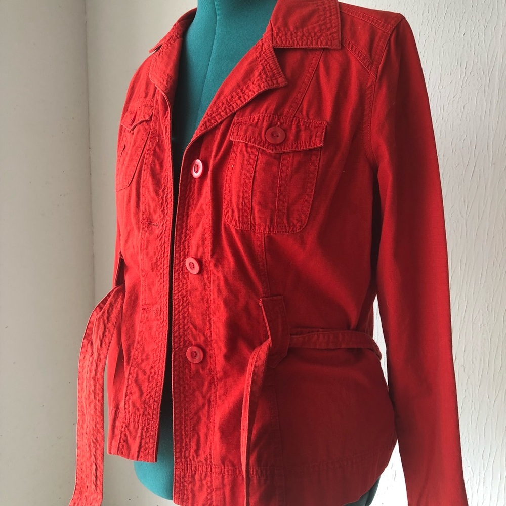 Deep Red Jacket - Picture 2 of 4